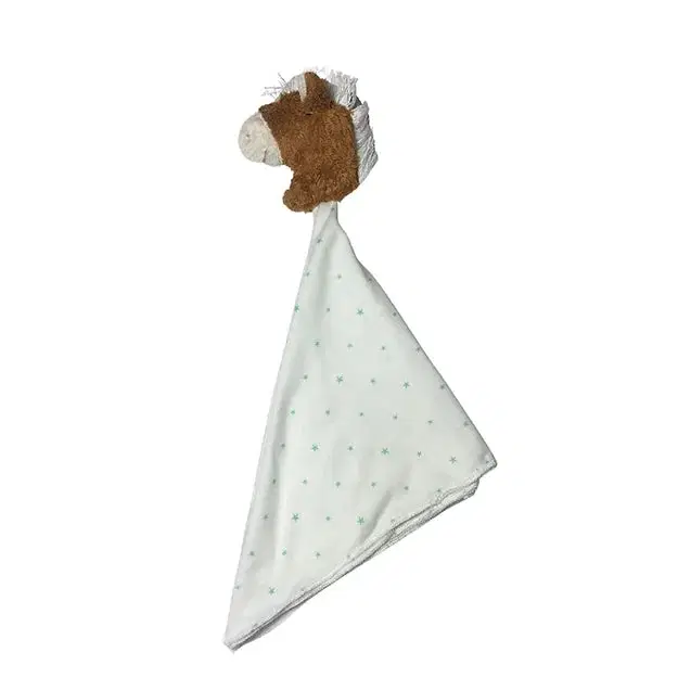 Geschenkset Pferd – Schmusetuch & Rassel