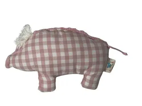 Geschenkset Schwein – Schmusetuch & Rassel