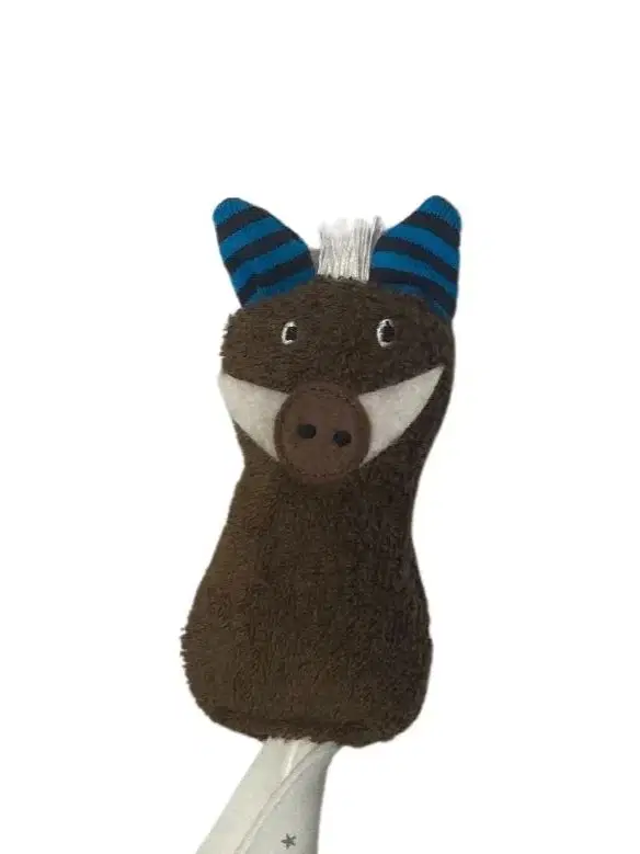 Geschenkset Wildschwein – Schmusetuch & Rassel