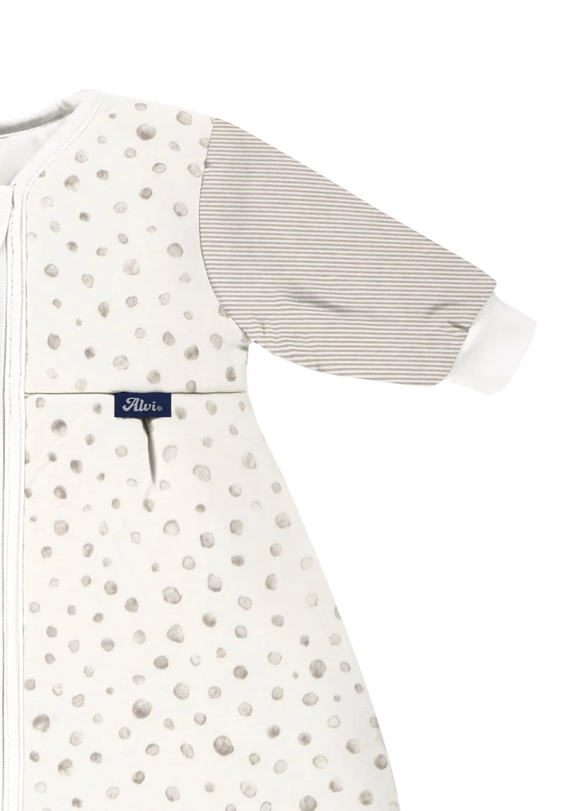 Kugelschlafsack Mäxchen-Thermo mit Arm - Aqua Dot