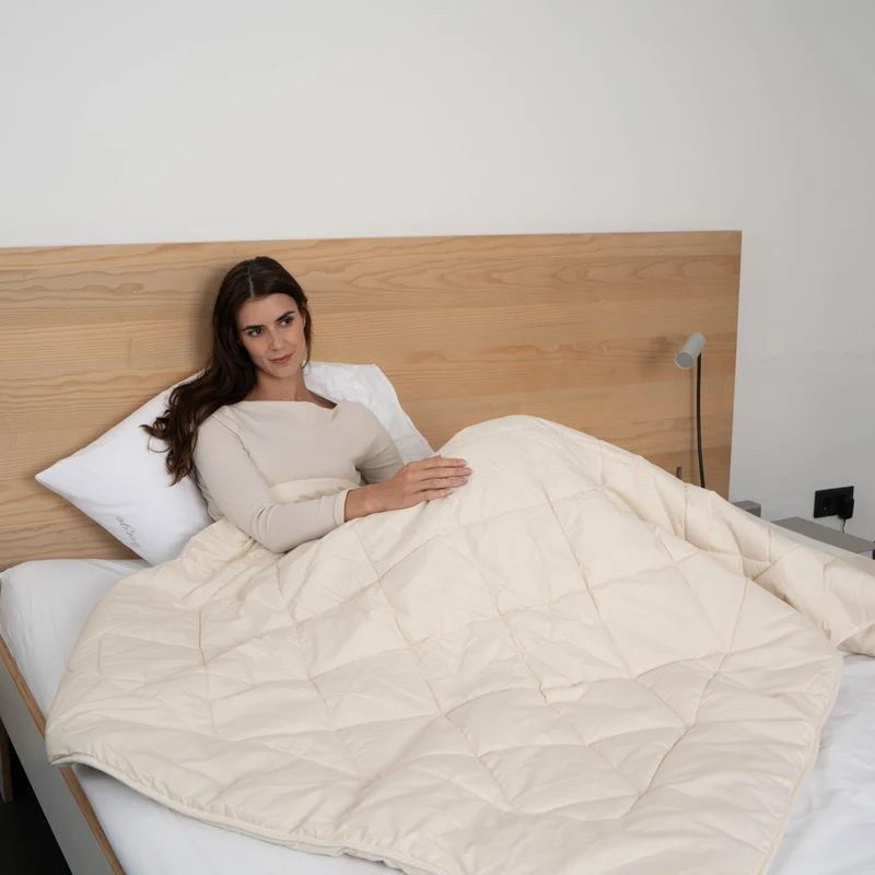 Schurwoll Duosteppbett (Duo Bettdecke)