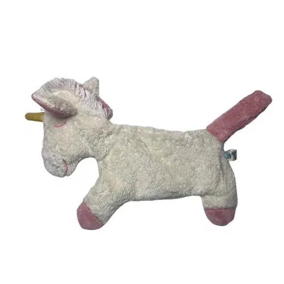Bio Wärmekissen Einhorn aus Bio-Baumwolle – Dinkel oder Kirschkern