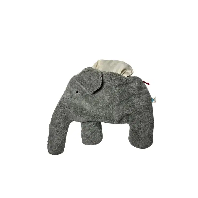 Bio Wärmekissen Elefant aus Bio-Baumwolle – Dinkel oder Kirschkern
