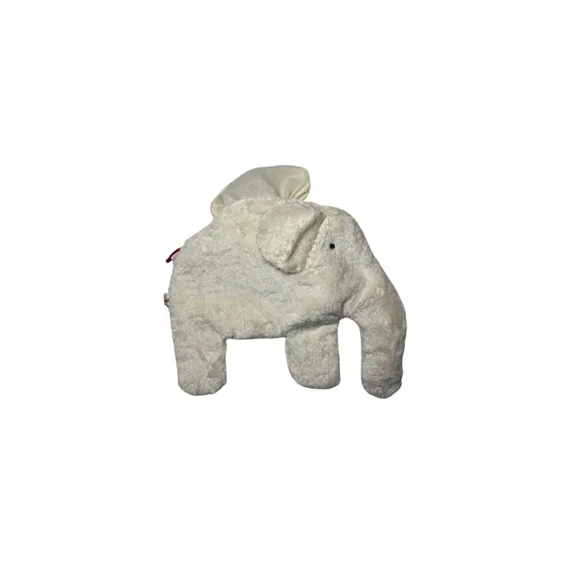 Bio Wärmekissen Elefant aus Bio-Baumwolle – Dinkel oder Kirschkern