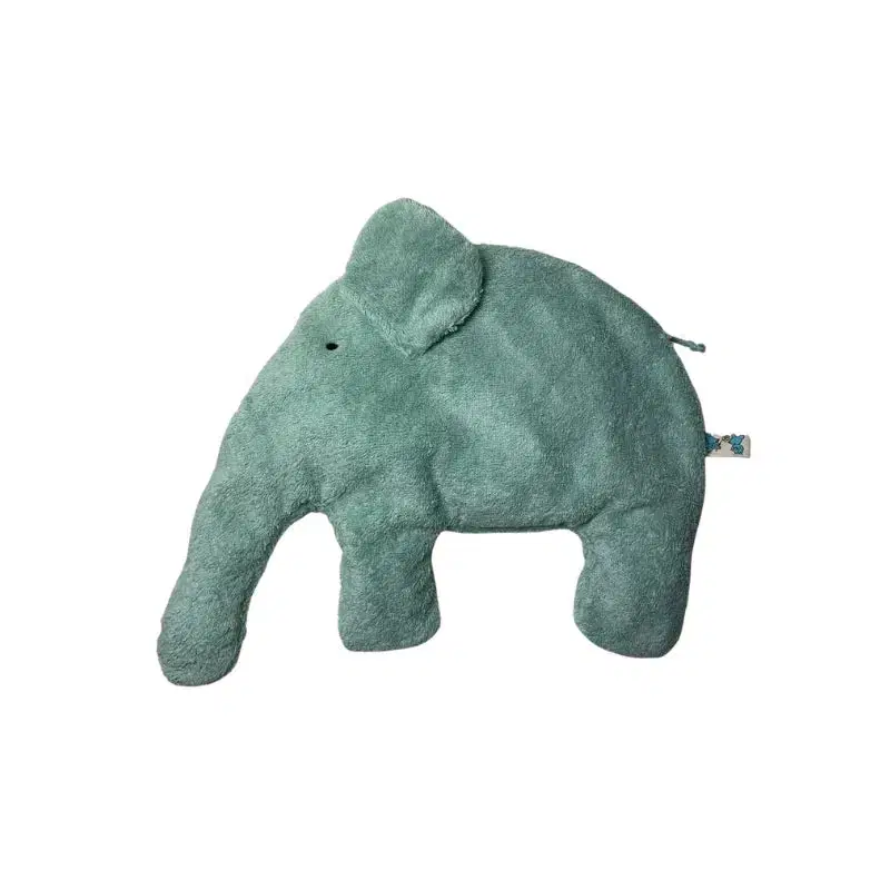 Bio Wärmekissen Elefant aus Bio-Baumwolle – Dinkel oder Kirschkern