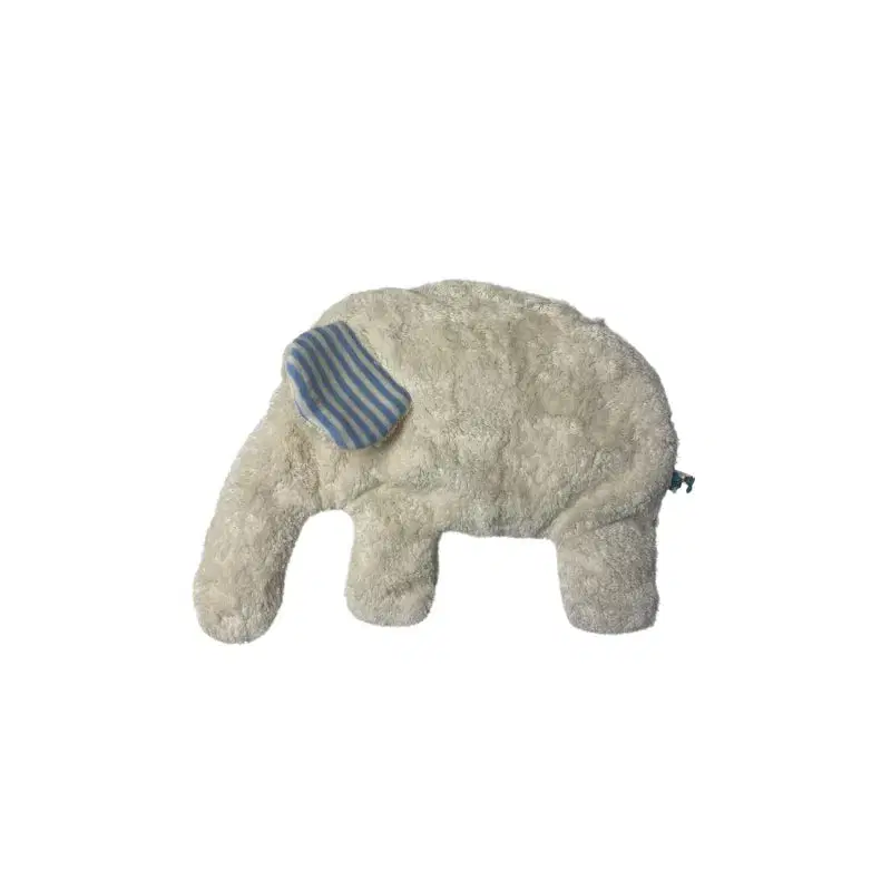 Bio Wärmekissen Elefant aus Bio-Baumwolle – Dinkel oder Kirschkern