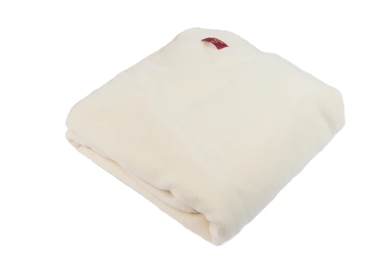 Schurwoll-Unterbett mit Spannumrandung