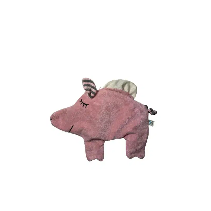 Bio Wärmekissen Schwein aus Bio-Baumwolle – Dinkel oder Kirschkern