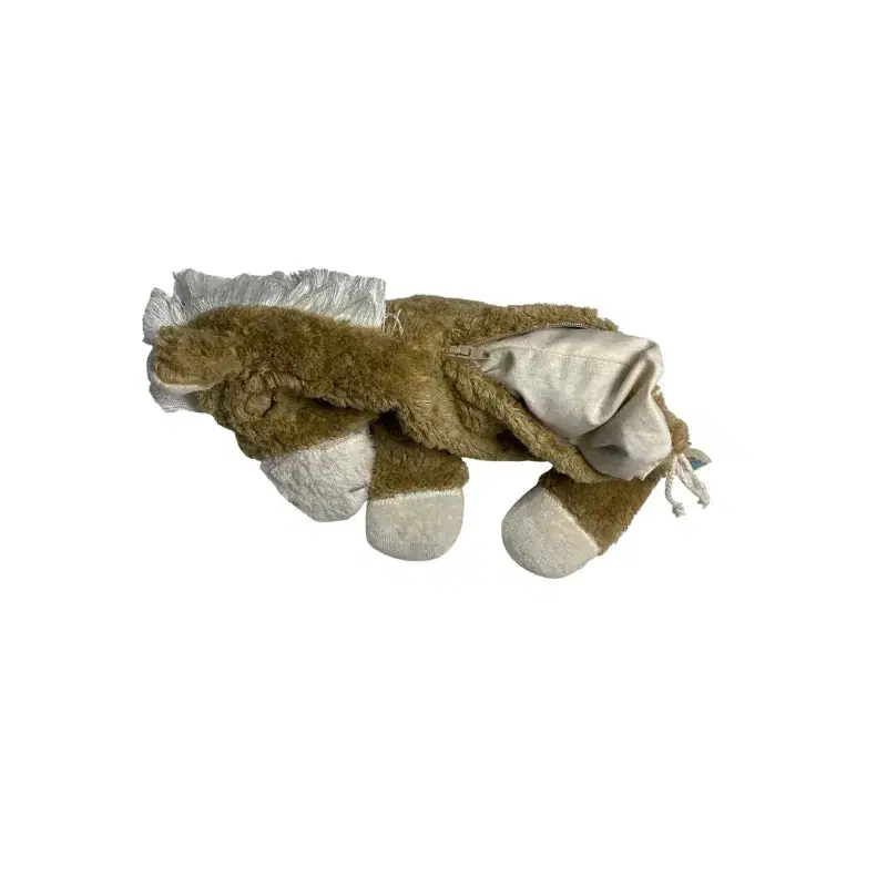 Bio Wärmekissen Pferd aus Bio-Baumwolle – Dinkel oder Kirschkern
