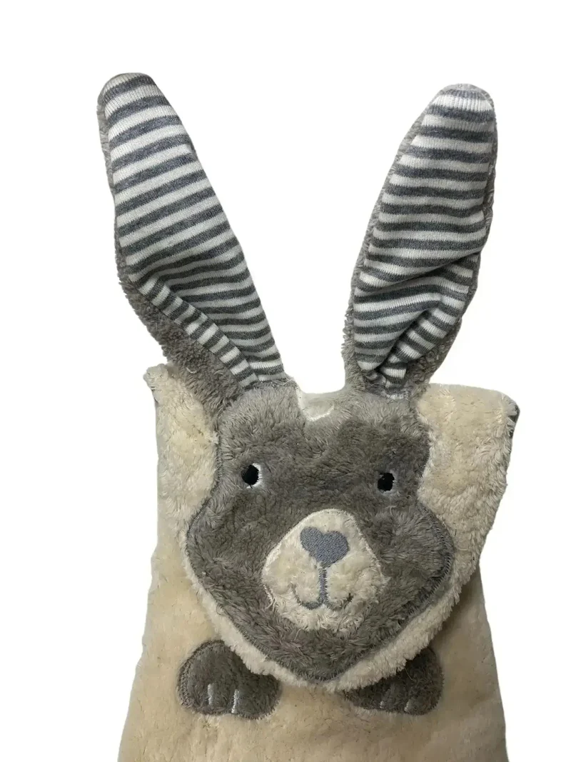 Bio Wärmflasche Hase aus Bio-Baumwolle – 800ml Naturkautschuk
