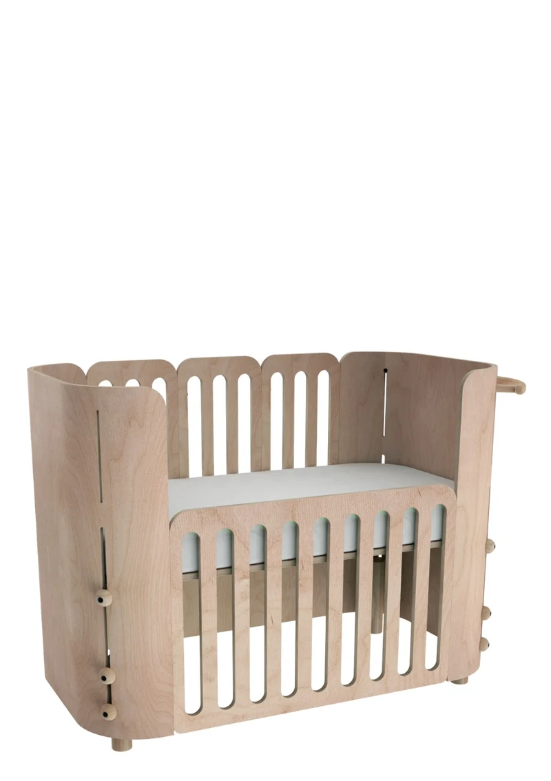 4-in-1 mitwachsendes Babybett 112-148 x 60 cm