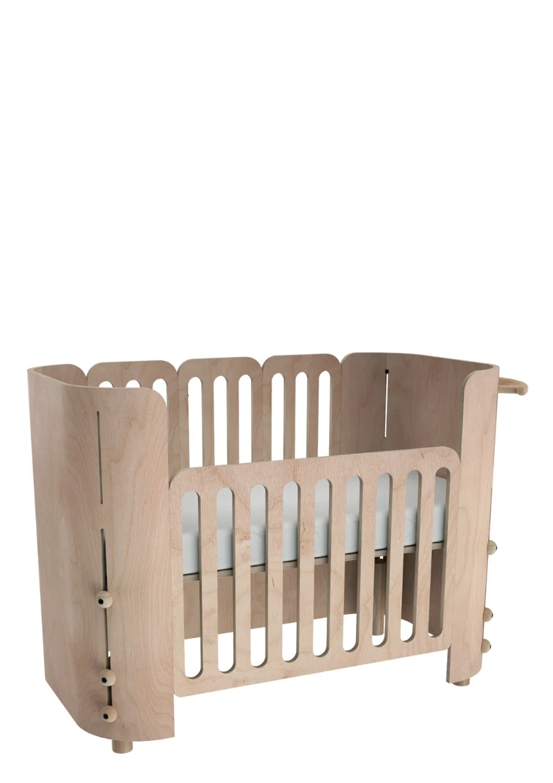 4-in-1 mitwachsendes Babybett 112-148 x 60 cm
