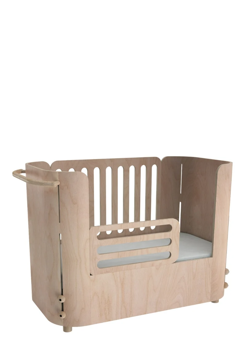 4-in-1 mitwachsendes Babybett 112-148 x 60 cm
