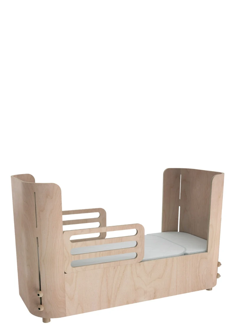 4-in-1 mitwachsendes Babybett 112-148 x 60 cm