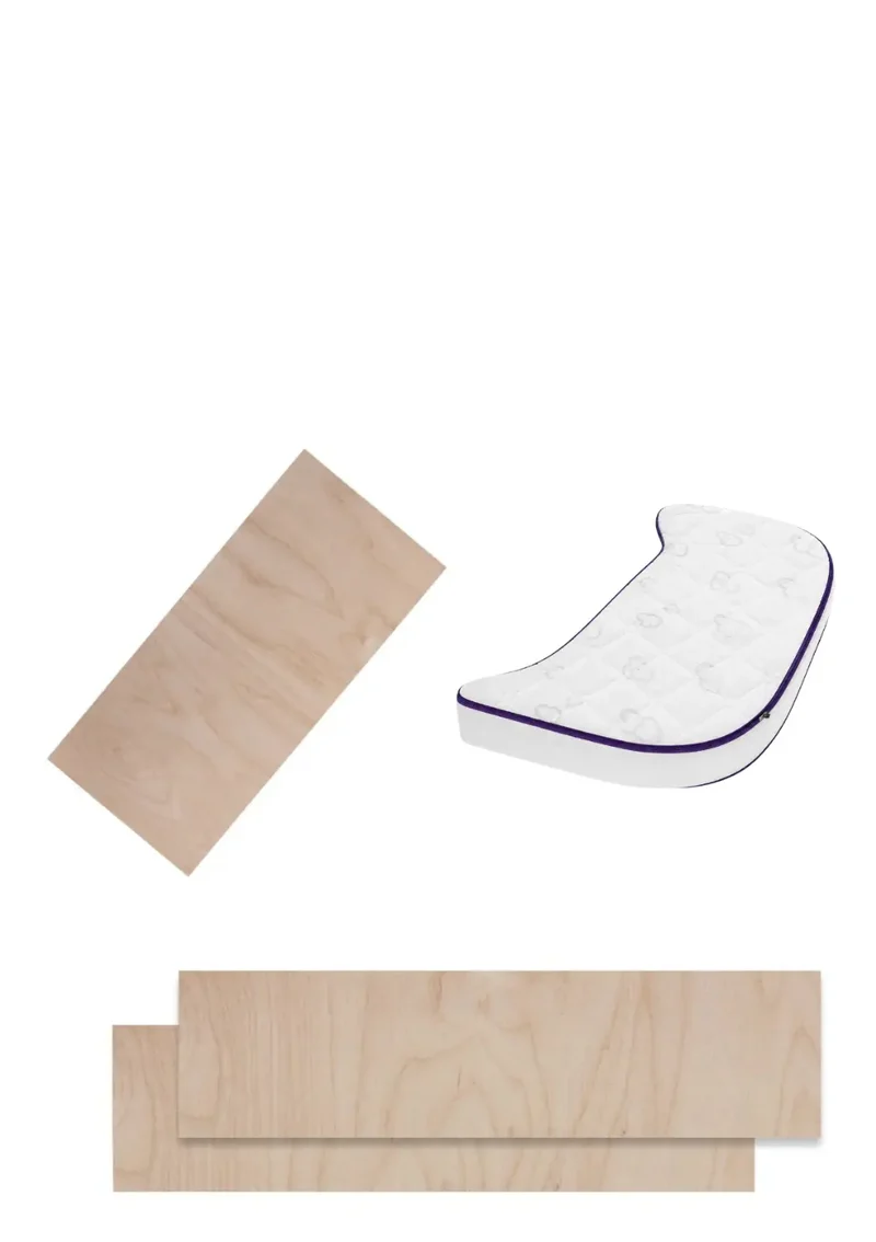 4-in-1 mitwachsendes Babybett 112-148 x 60 cm