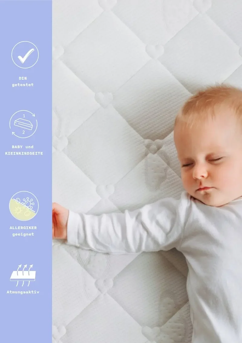 4-in-1 mitwachsendes Babybett 112-148 x 60 cm