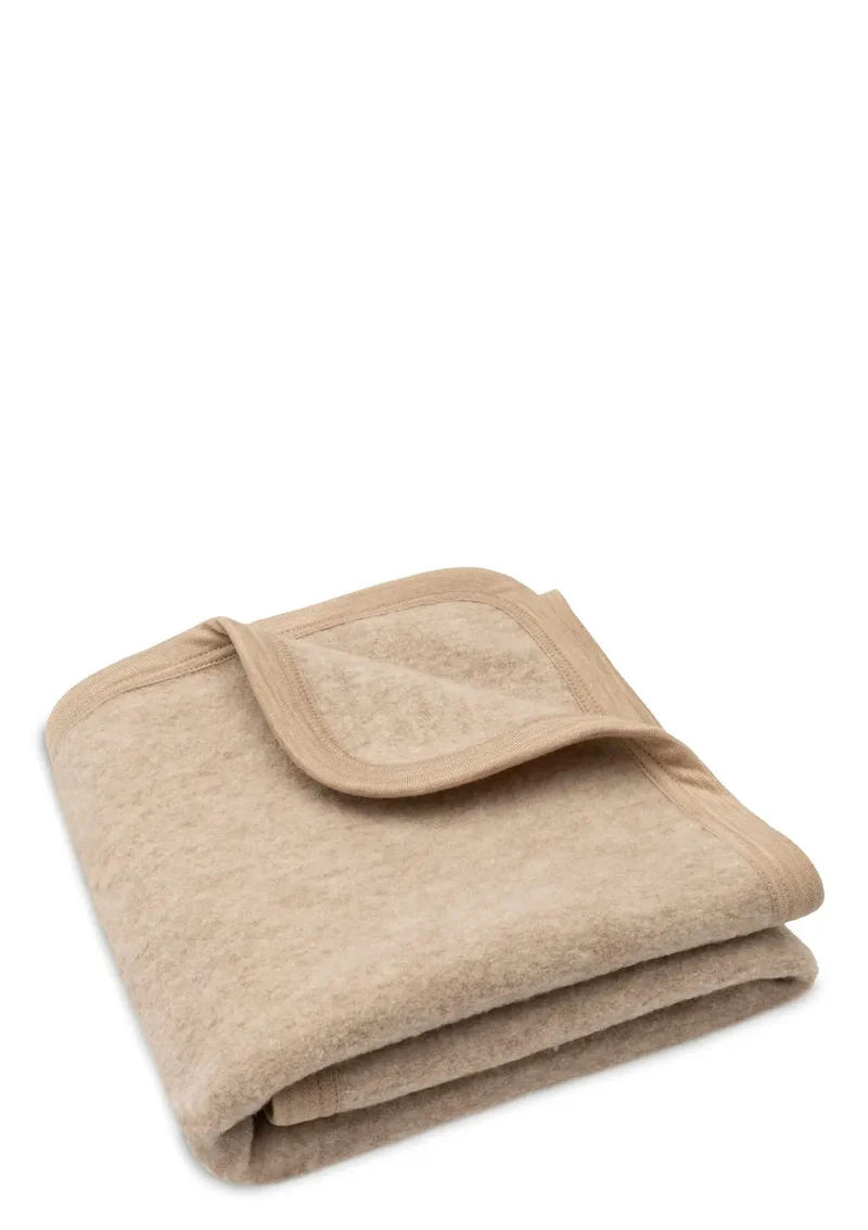 Merino Decke Wiege Natural 100 x 75 cm