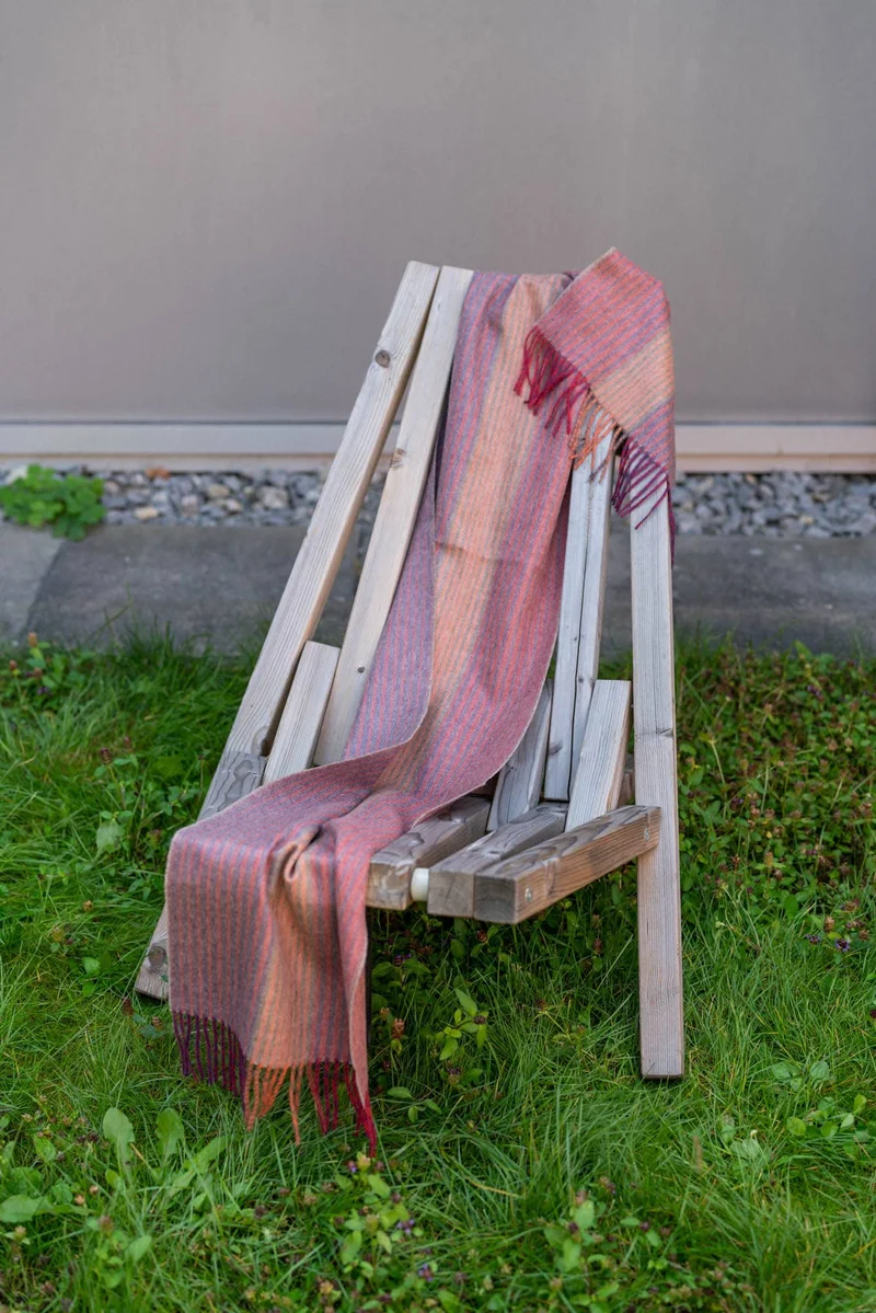 Salto Schal aus Babyalpaka