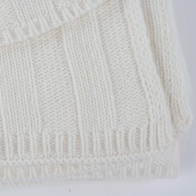 Estoril Strickdecke aus Schurwolle