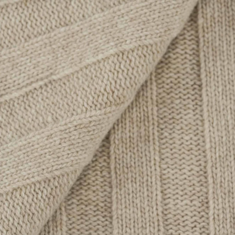 Estoril Strickdecke aus Schurwolle