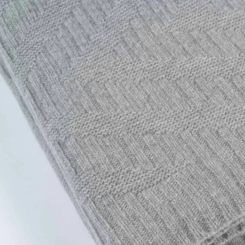 Portimao Strickplaid aus Schurwolle