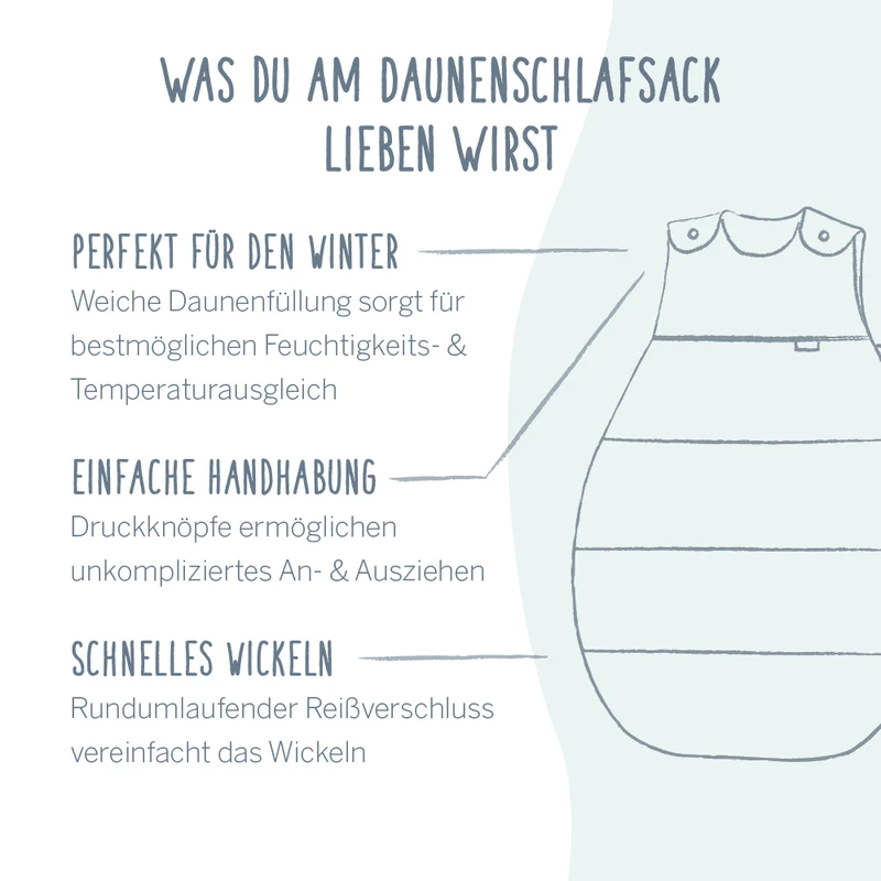 Daunenschlafsack - Nature