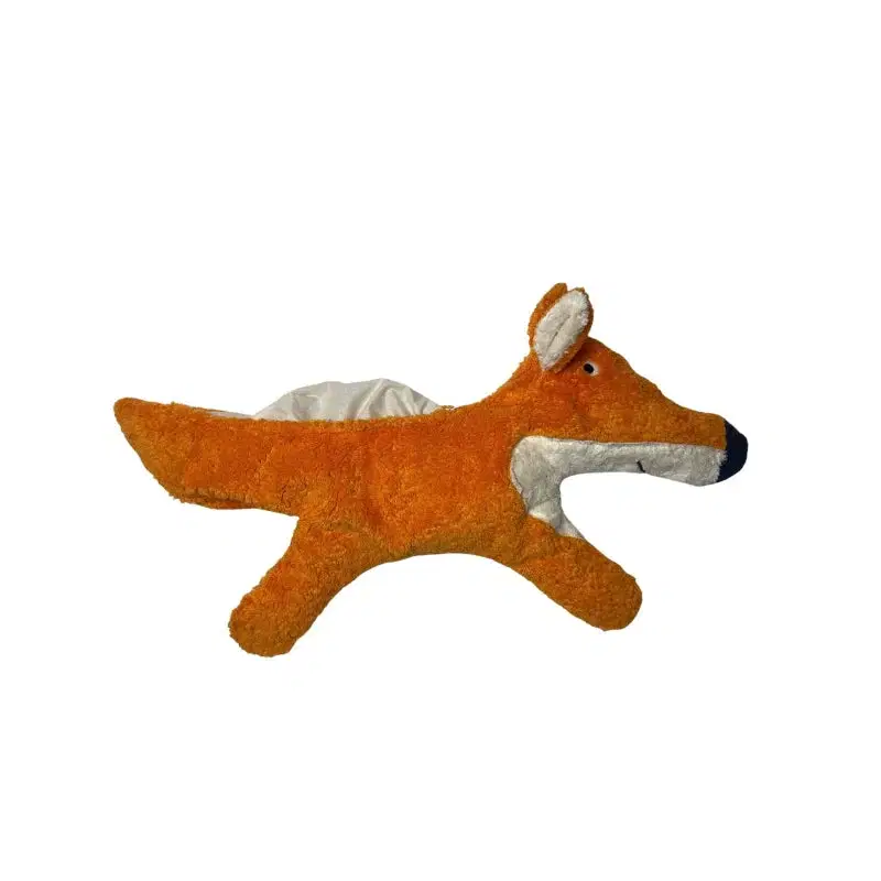 Bio Kuschelkissen Fuchs aus Baumwolle – Spelzfüllung, GOTS