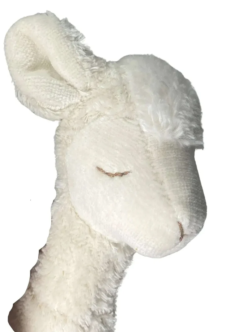 Bio Kuscheltier Alpaka/Lama – Bio-Baumwollplüsch, Handgemacht
