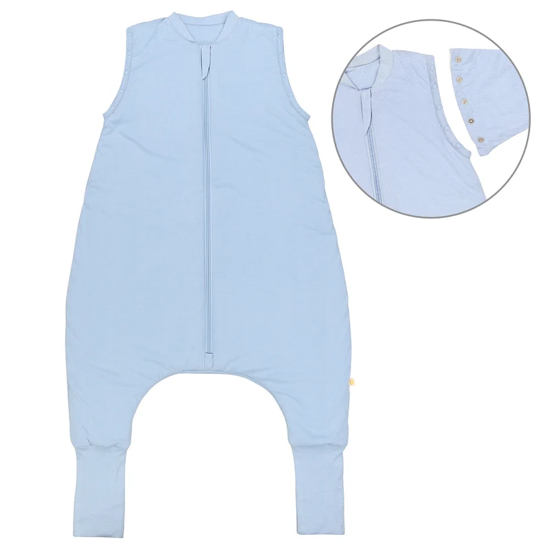 Schlafsack mit Füßen, umklappbaren Bündchen und Ärmeln, 1.0 TOG