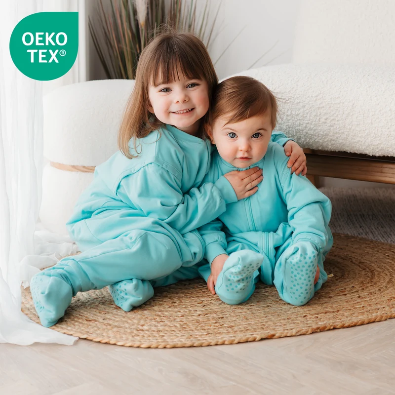 Schlafsack mit Füßen und umklappbaren Bündchen, 2.5 TOG