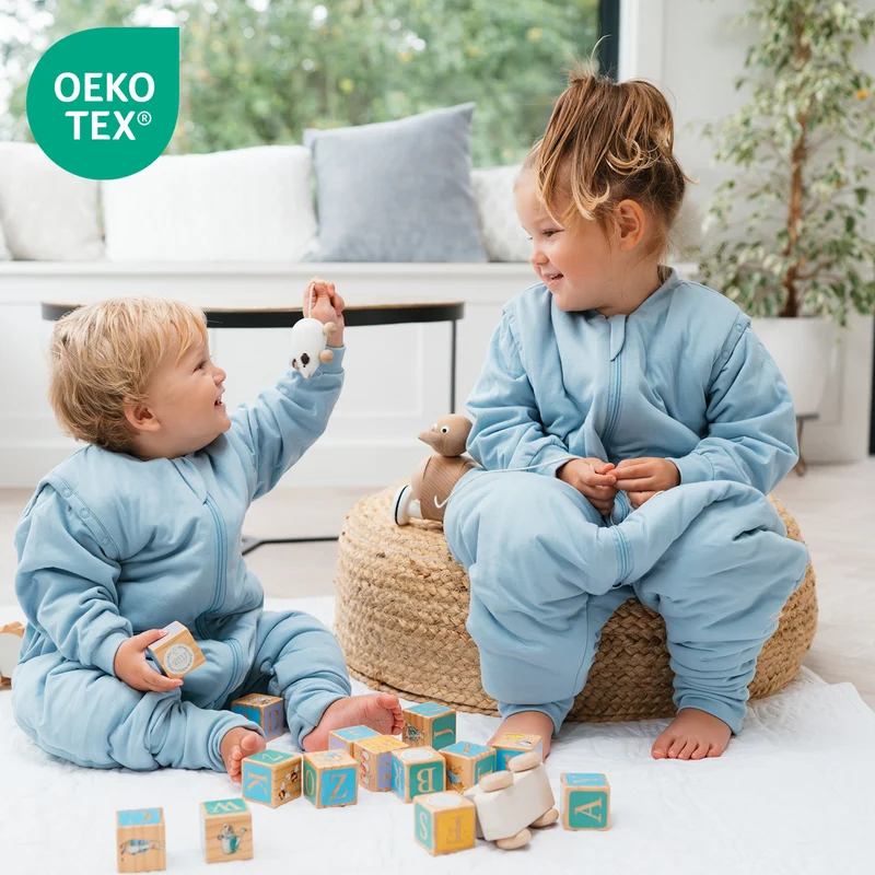 Schlafsack mit Füßen und umklappbaren Bündchen, 2.5 TOG