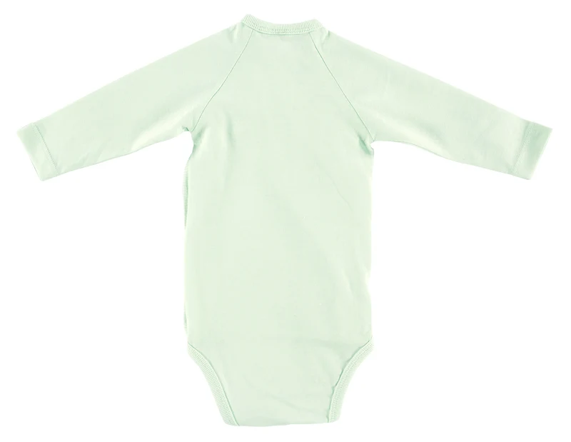 Body langarm 2-er Pack - Mint/Weiß
