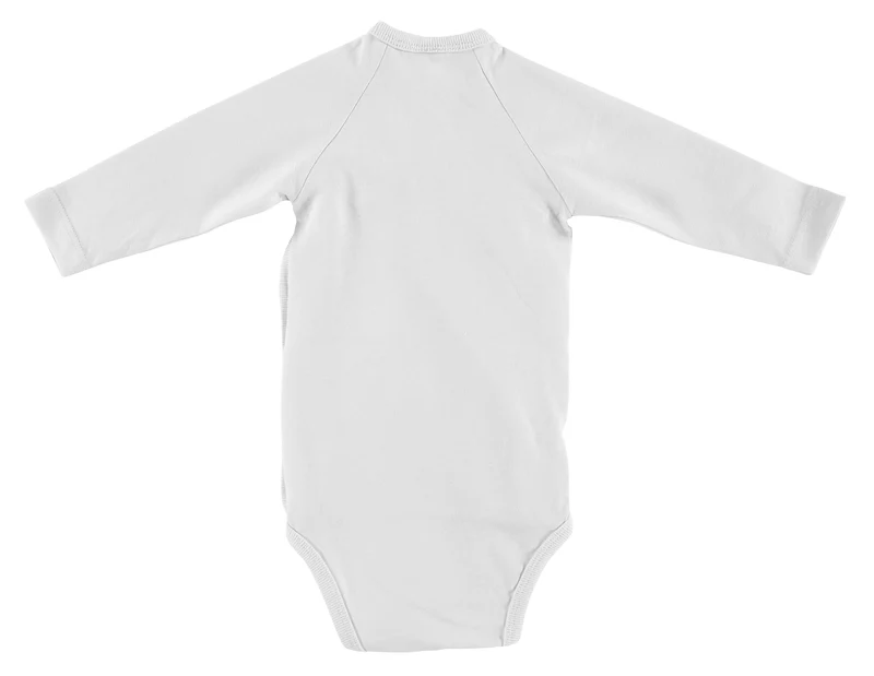 Body langarm 2-er Pack - Grau/Weiß