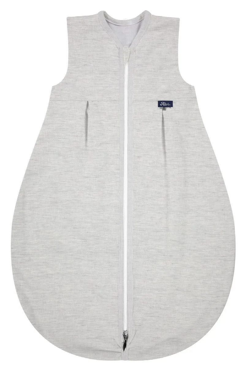 Kugelschlafsack Mäxchen Light Leinen - Gray