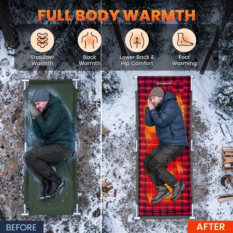 CAMPCOZY Heated Camping Pad