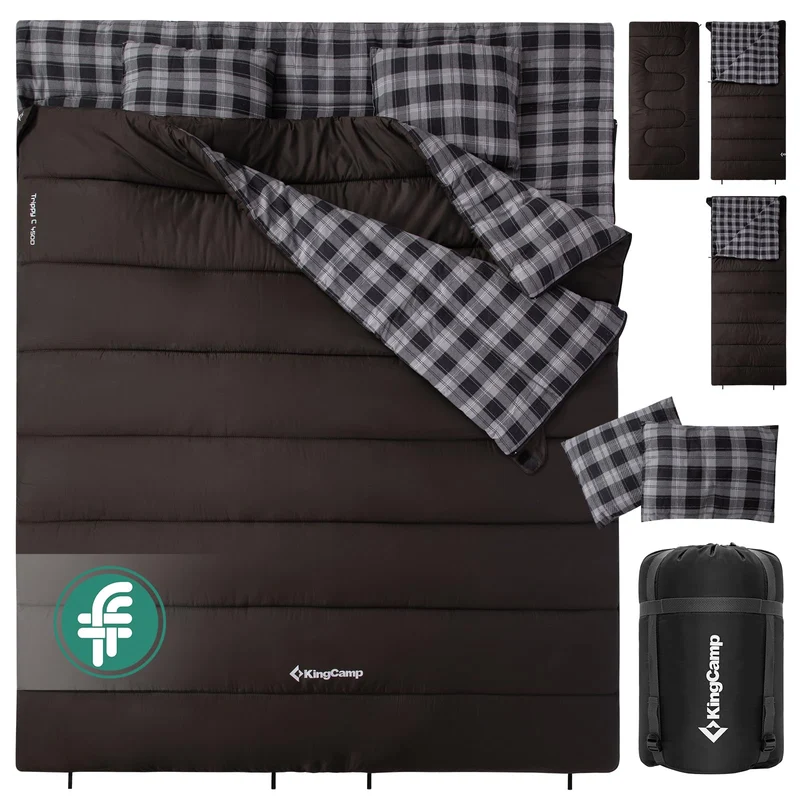 Trippy C 450D 3-in-1 Double Sleeping Bag