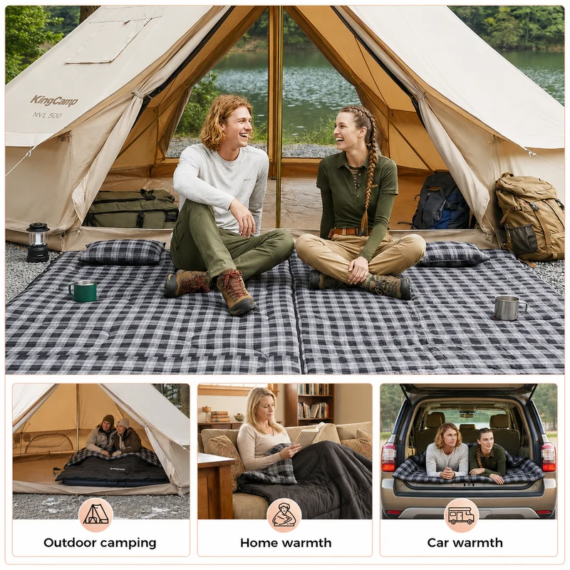 Trippy C 450D 3-in-1 Double Sleeping Bag