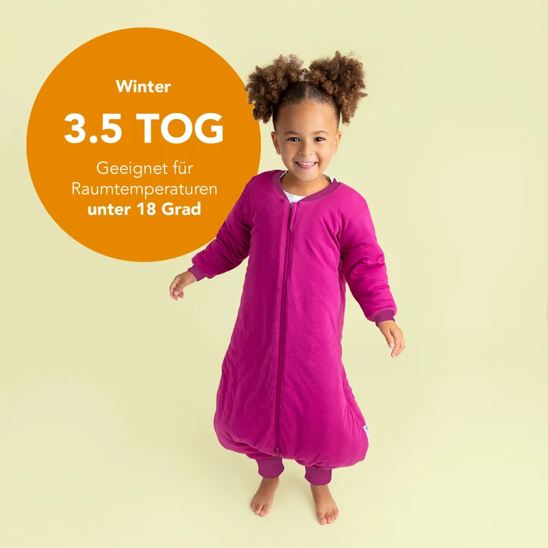 Schlafsack mit Füßen, 3.5 TOG