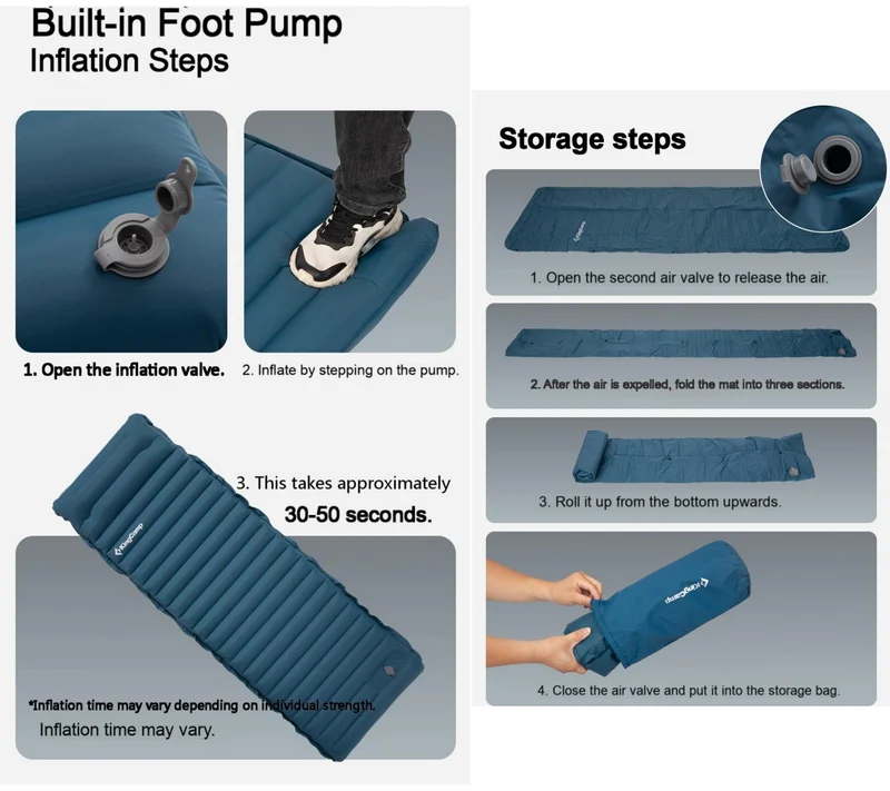DELUXE 10.1 Inflatable Sleeping Pad