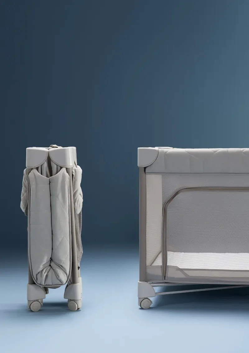 Reisebett 'Merlin' Elegance Beige 120 x 60 cm