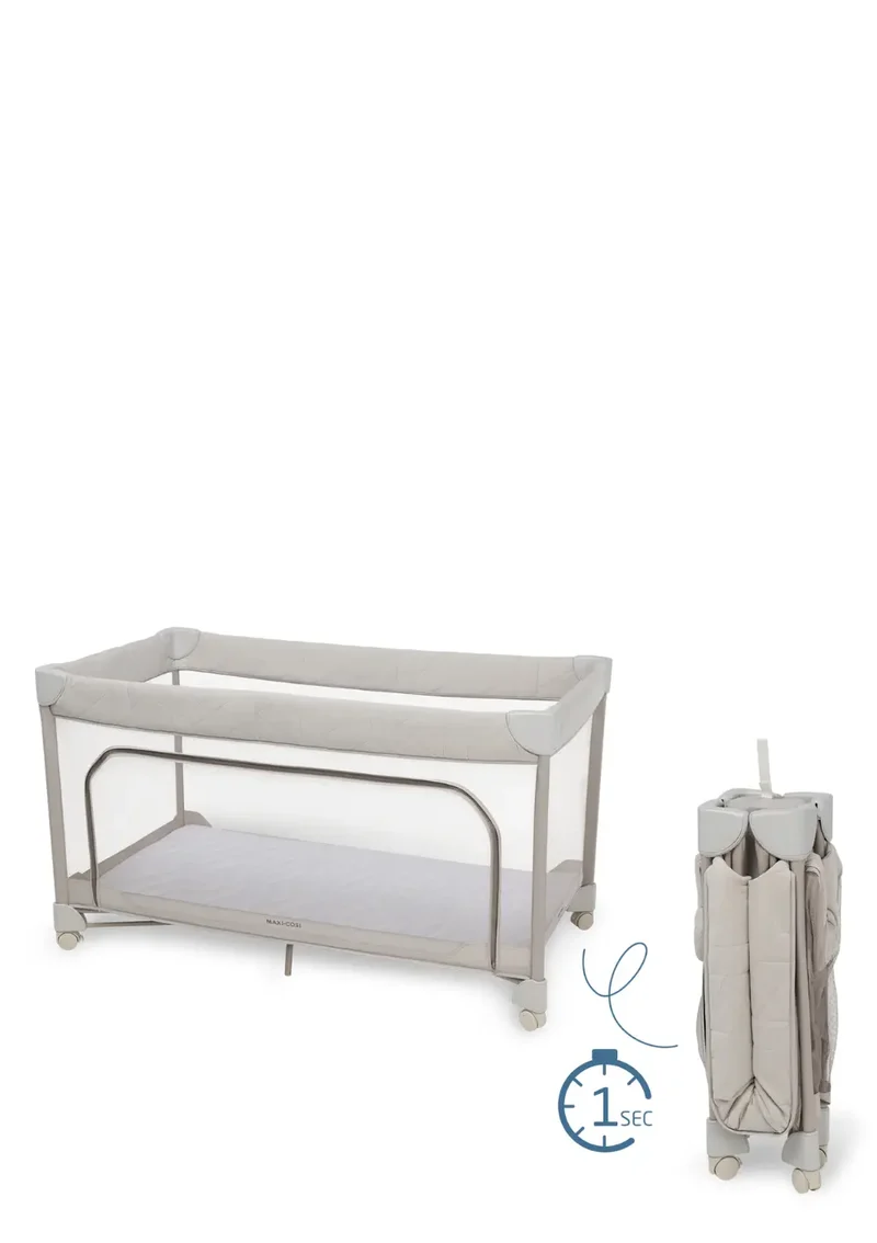 Reisebett 'Merlin' Elegance Beige 120 x 60 cm