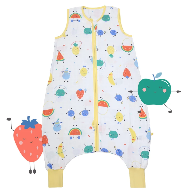 Musselin Schlafsack mit Füßen, 0.5 TOG