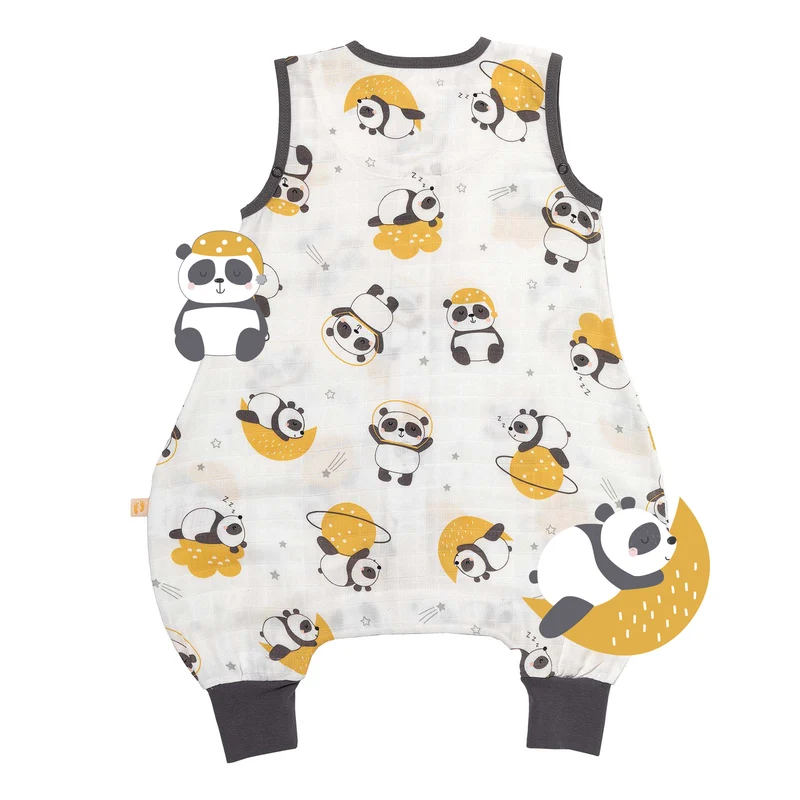 Musselin Schlafsack mit Füßen, 0.5 TOG