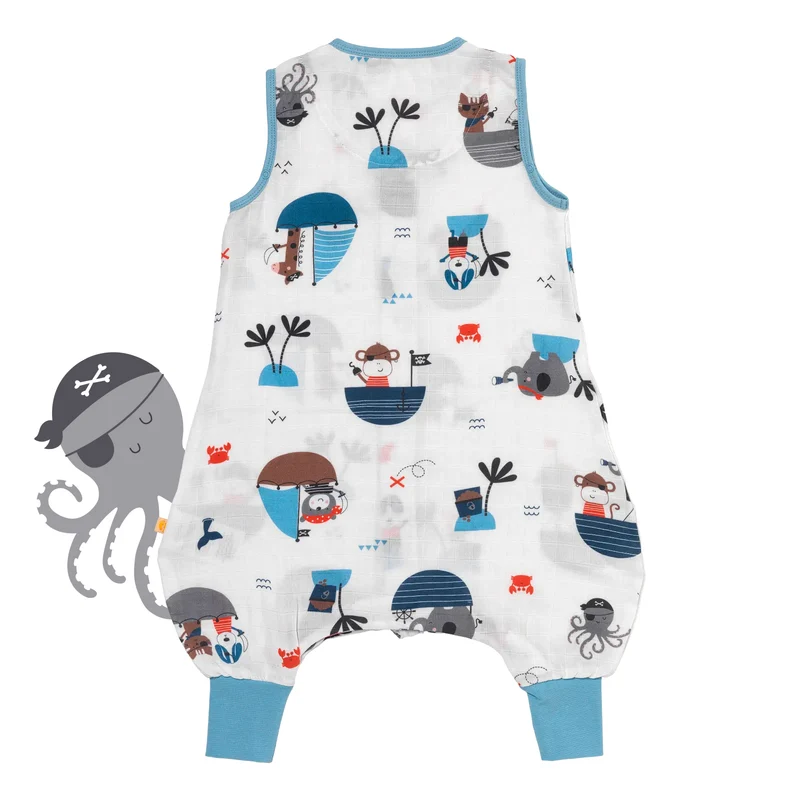 Musselin Schlafsack mit Füßen, 0.5 TOG