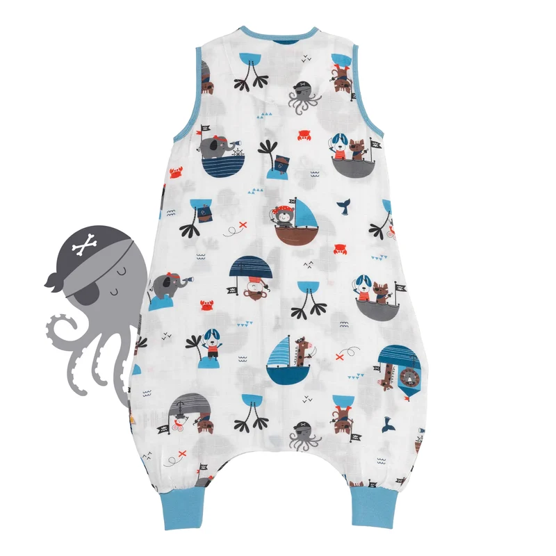 Musselin Schlafsack mit Füßen, 0.5 TOG