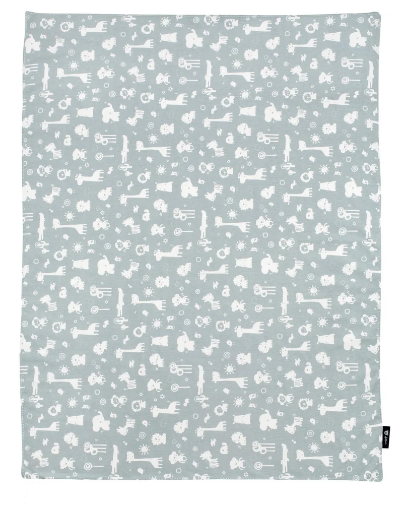 Babydecke Jersey - Zootiere