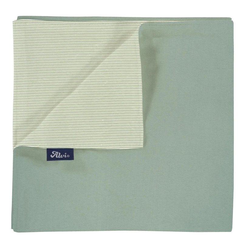 Babydecke Jersey - Seahorse mit Stickerei