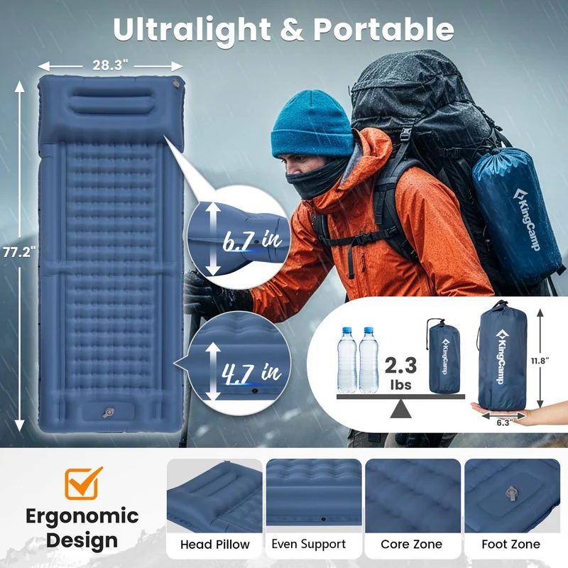DELUXE 12 Inflatable Sleeping Pad