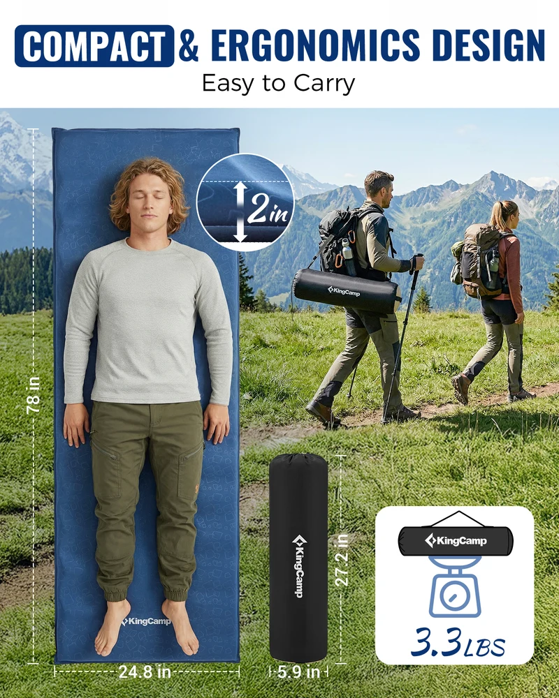 PARADOX 5 Self-Inflating Sleeping Pad R Value 4.2