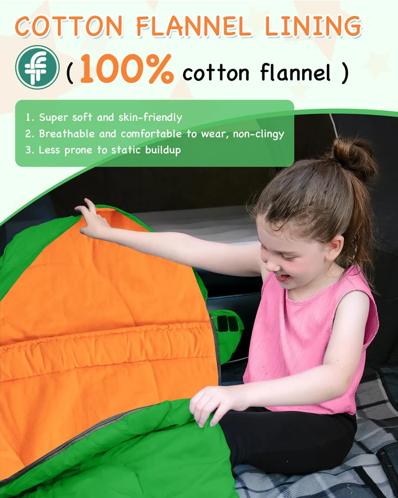KingCamp Treck 300S+ Kids Mummy Sleeping Bag